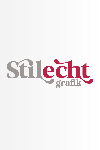 Hochformatig zugeschnittes Logo in zwei Farben von stilecht grafik